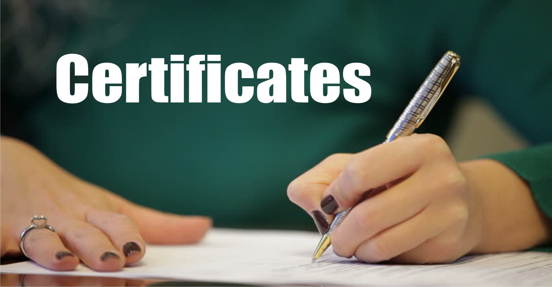 Certificates